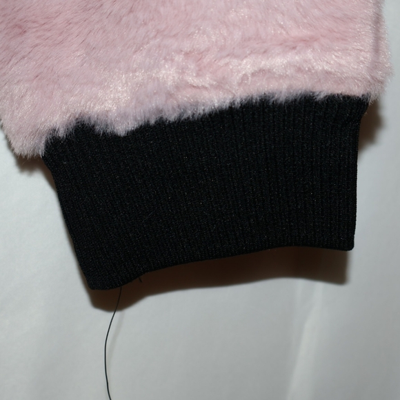 Calvin Klein Pink Performance Fuzzy Faux Fur Quarter-Zip Pullover. Large. NWT. - Picture 10 of 12